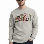 Men’s Premium Text Print Sweatshirt