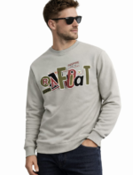 Men’s Premium Text Print Sweatshirt - Image 5