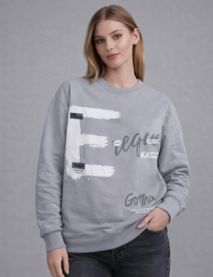 Urban Essence Women’s Printed Sweatshirt